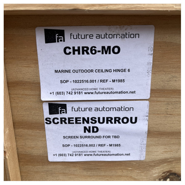 مفصل تلفزيون السقف الخارجي البحري CHR6-MO للأتمتة المستقبلية CHR6-MO