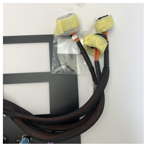 Kit original de painel de interruptores eléctricos DC 24V CNB preto