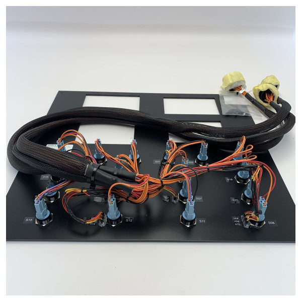 Kit original de painel de interruptores eléctricos DC 24V CNB preto