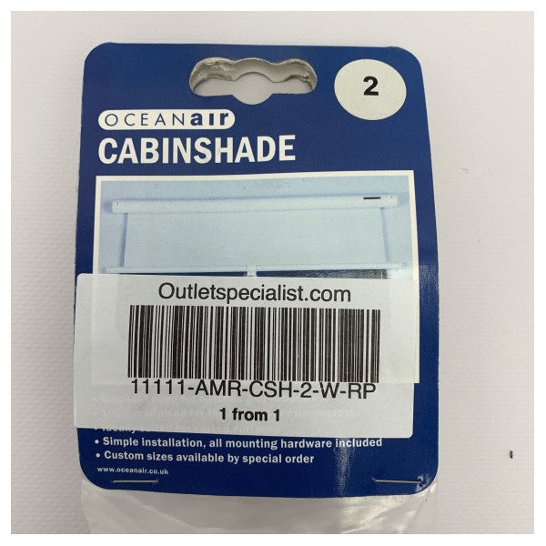 ドメティック オーシャンアー キャビンシェード ローラーブラインド 470 x 510 mm - CSH-2-W-RP