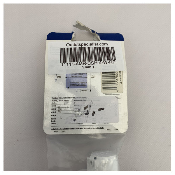 ドメティック オーシャンエアー キャビンシェード ローラーブラインド 680 x 700 mm - CSH-4-W-RP