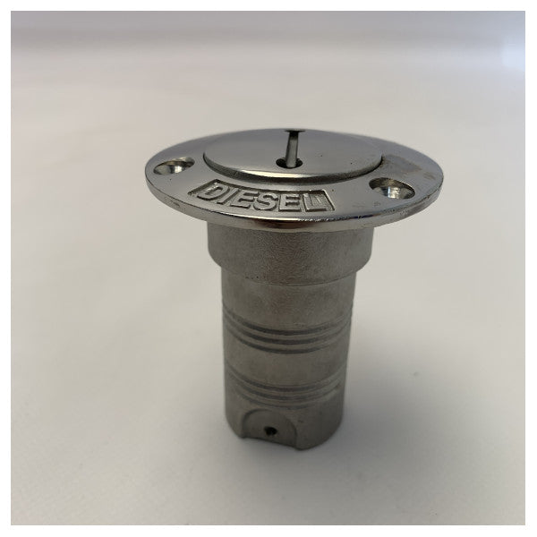 Allpa påfyldningsdæksel til diesel i rustfrit stål 38 mm