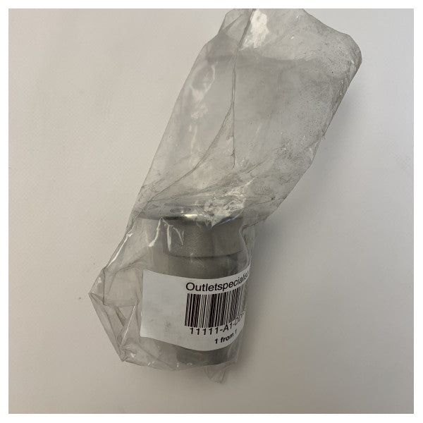 Allpa påfyldningsdæksel til diesel i rustfrit stål 38 mm