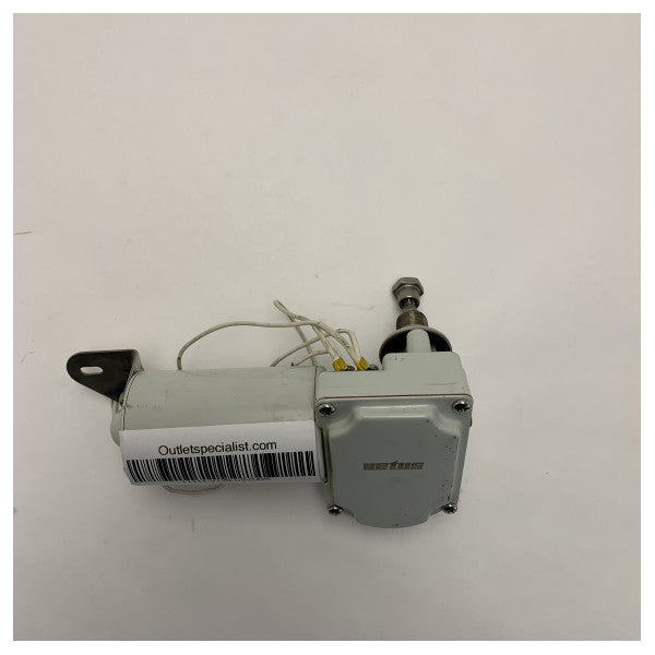 The Vetus DIN2425 is a 24V windscreen wiper motor with a power of 30W and two speed options.