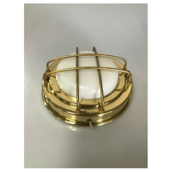 مصباح سقف من النحاس الأصفر DOM135 من فيتوس DOM135 مقاس 135 مم 12/24 فولت