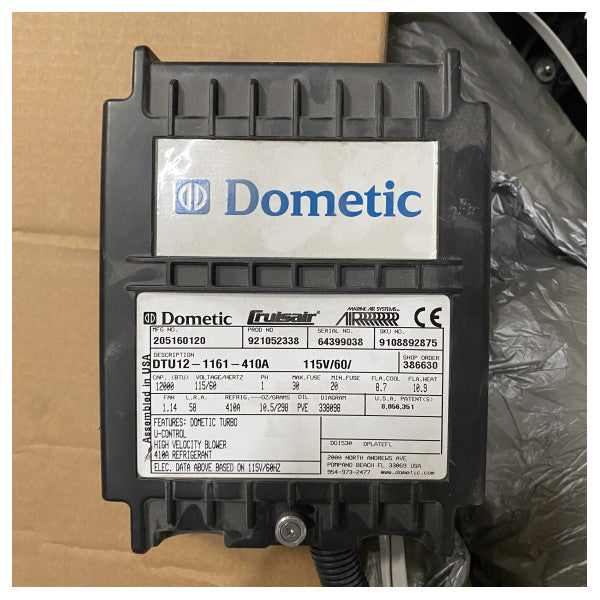 Brukt dometisk DTU12 12.000 BTU Stand Alone Aircon Unit 115V-DTU12-1161-410A