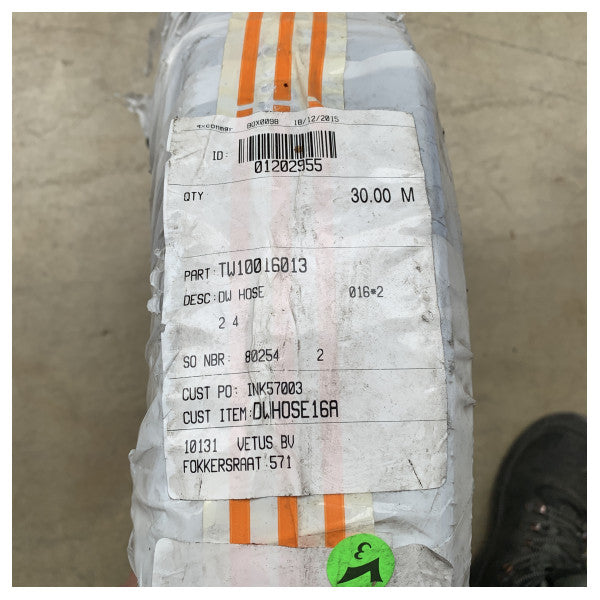 Vetus DWHOSE16A Manguera de agua potable de 16 mm y 30 m de longitud