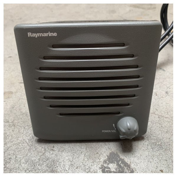 USED Raymarine Ray240E Marine Active Speaker - Langlebiger, wasserdichter UKW-Funklautsprecher mit integriertem Verstärker und Lautstärkeregler
