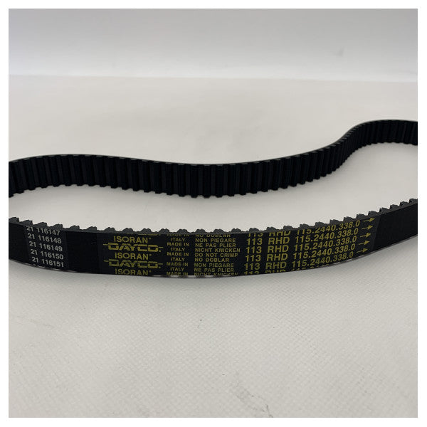 Lombardini ED0024403380-S Motor Drive Belt Black