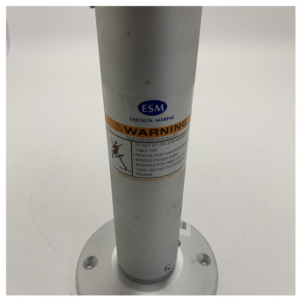 Алуминиева опора за седалката Eastsun Marine, регулируема от H480 до 795 mm