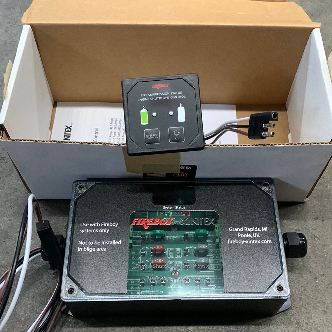 Fireboy Engine Shutdown System med 6 kanaler 12/24V-ESC-0622-04D