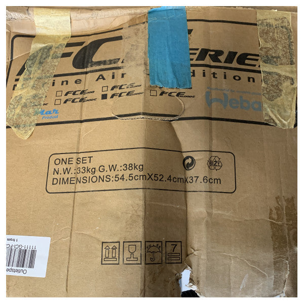 Webasto FCF 12.000 C BTU fristående marin luftkonditioneringsenhet