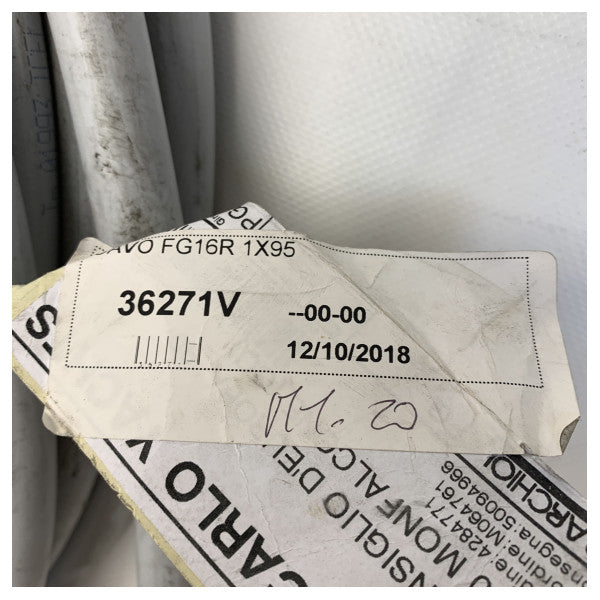 Rulla TT Cables 95 mm2 akkukaapelia 20 metriä - FG16R16-95