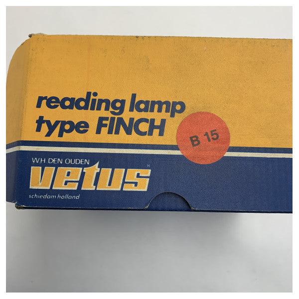 Vetus FINCH adjustable reading light chrome 12/24V