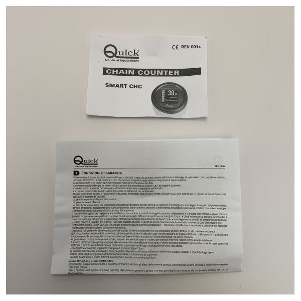 Quick Smart CHC кабелно дистанционно управление на лебедката и брояч на веригата - FNSCHCF00000A02