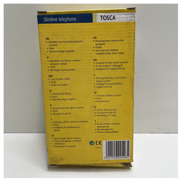 Topcom Teléfono Slimline Tosca