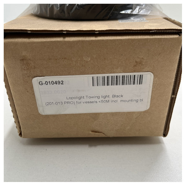 Lopolight Towing musta alumiininen ammattimainen navigointivalaisin - 200-013 pro