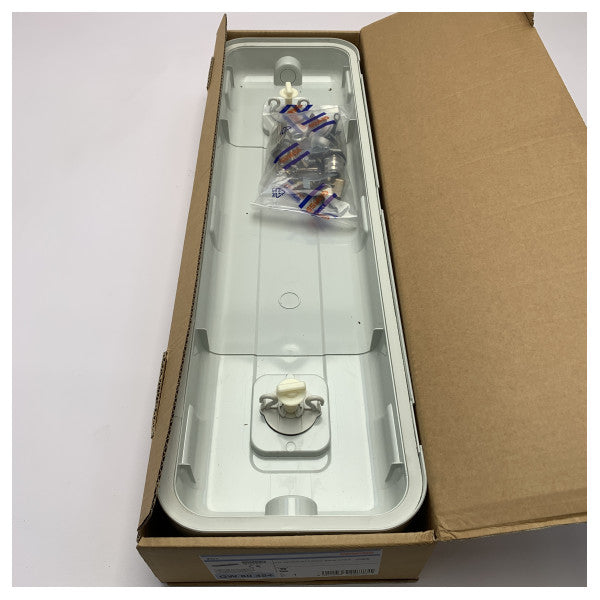 Luminaria de policarbonato estanca de grado marino Gewiss GW 80 454 con certificación IP65 ATEX