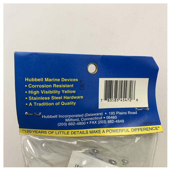 قابس توصيل الطاقة الشاطئية Hubbell HBL332CRCX 32A