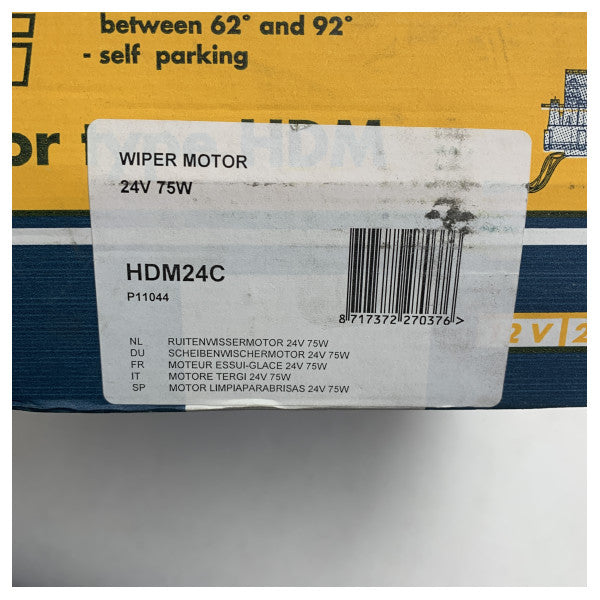 Vetus HDM24C ワイパーモーター 24V 75W