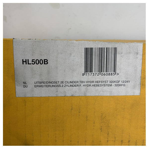 Vetus HL500B ċilindru tal-liftin tal-azzar inox 320 KGF | 500 mm