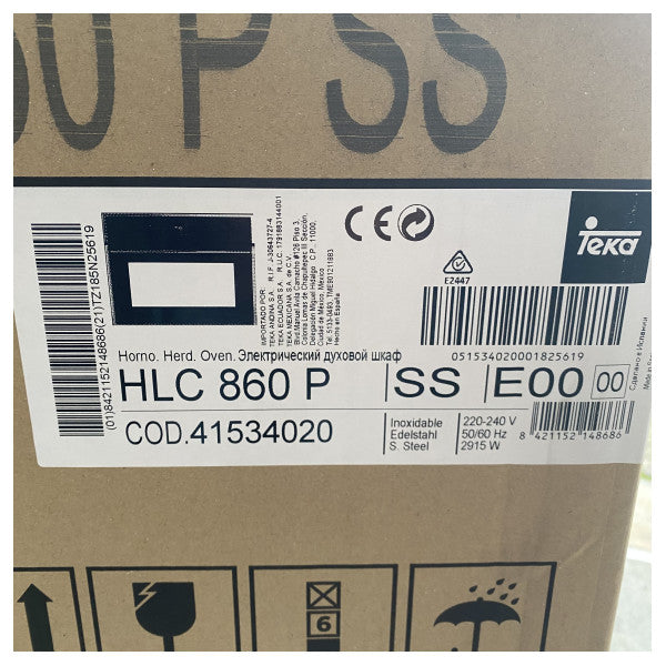 Teka HLC860P forno multifunzione compatto da 45 cm nero