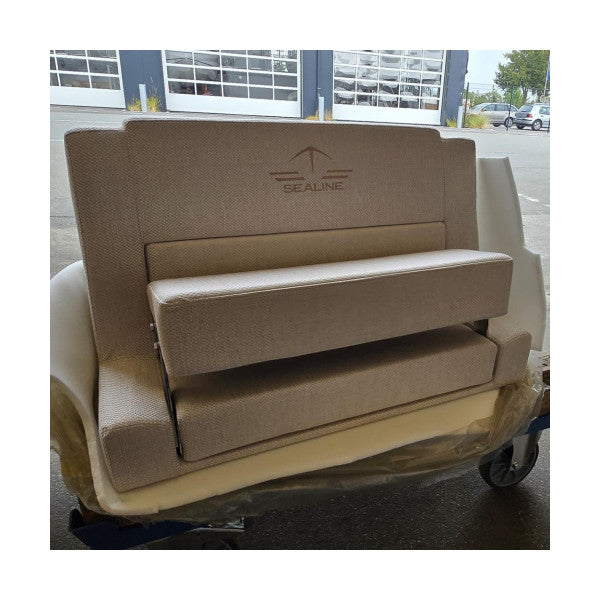 Siège pilote à double barbe à double barre d'origine avec siège pliable