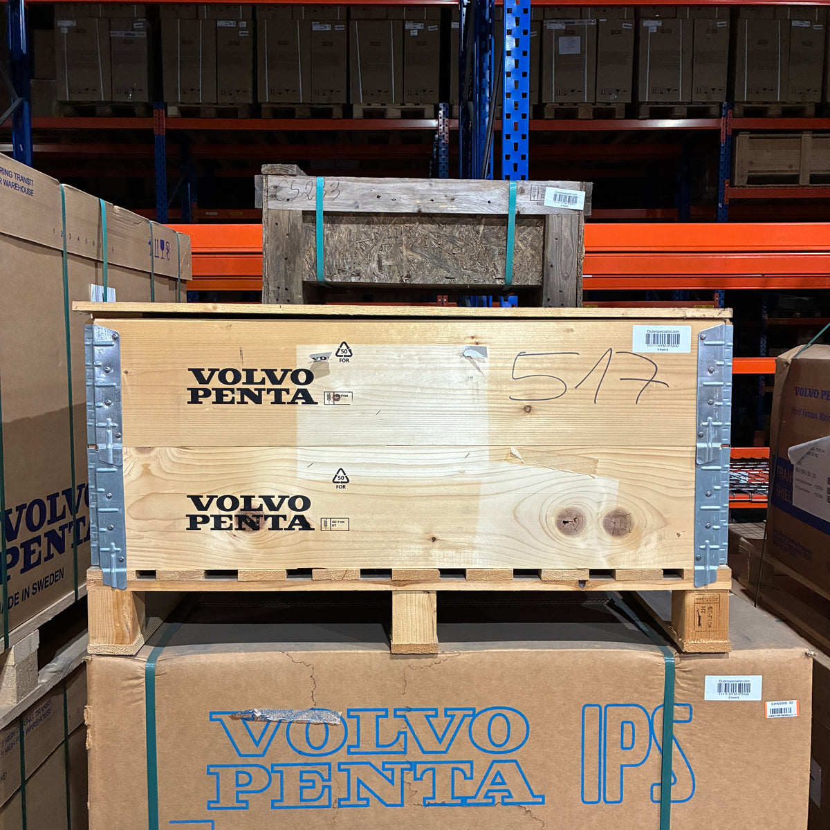 New Volvo Penta IPS500 Engine Set 2x D6-380 Engine Set