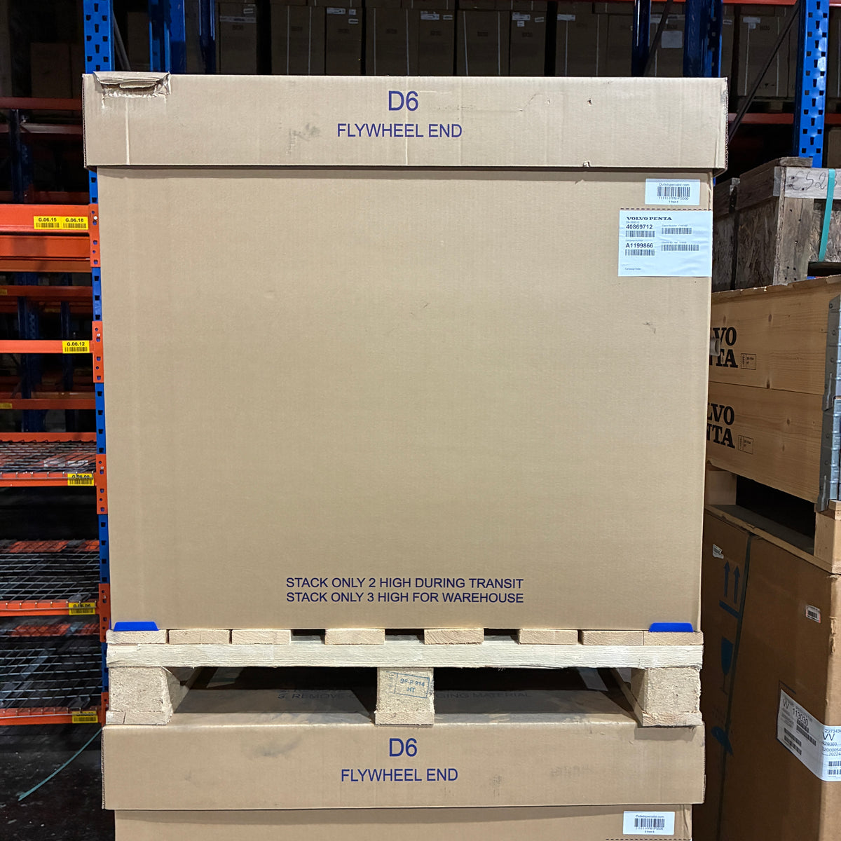 New Volvo Penta IPS500 Engine Set 2x D6-380 Engine Set