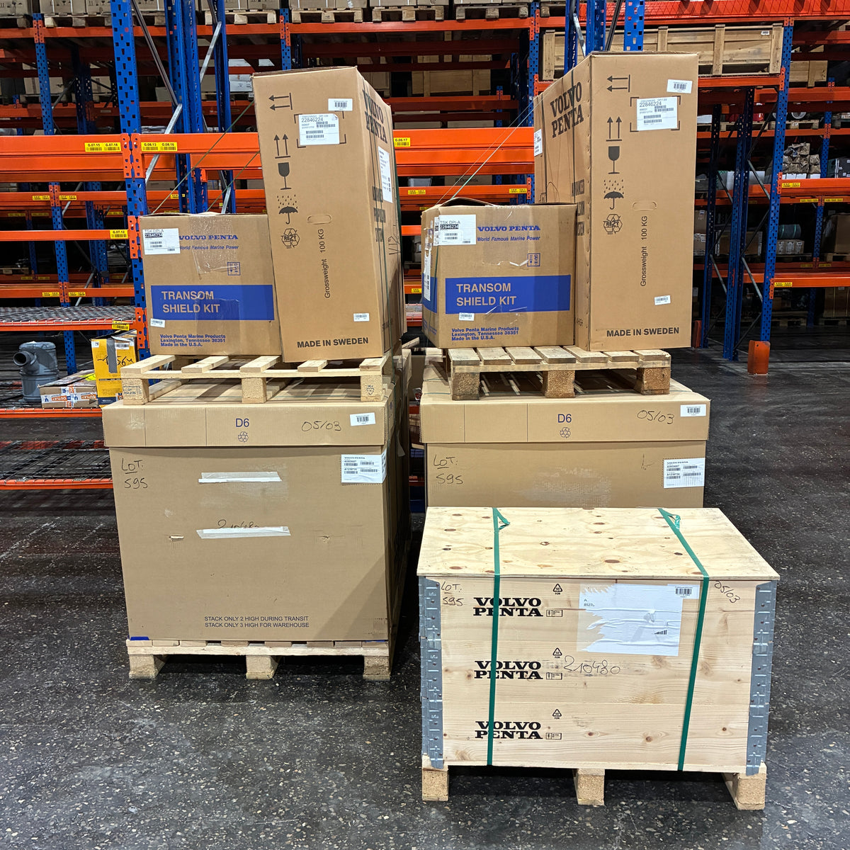 Kit moteur inbord Diesel Volvo Penta D6-380 380 CV Twin Engine avec Sterndrives
