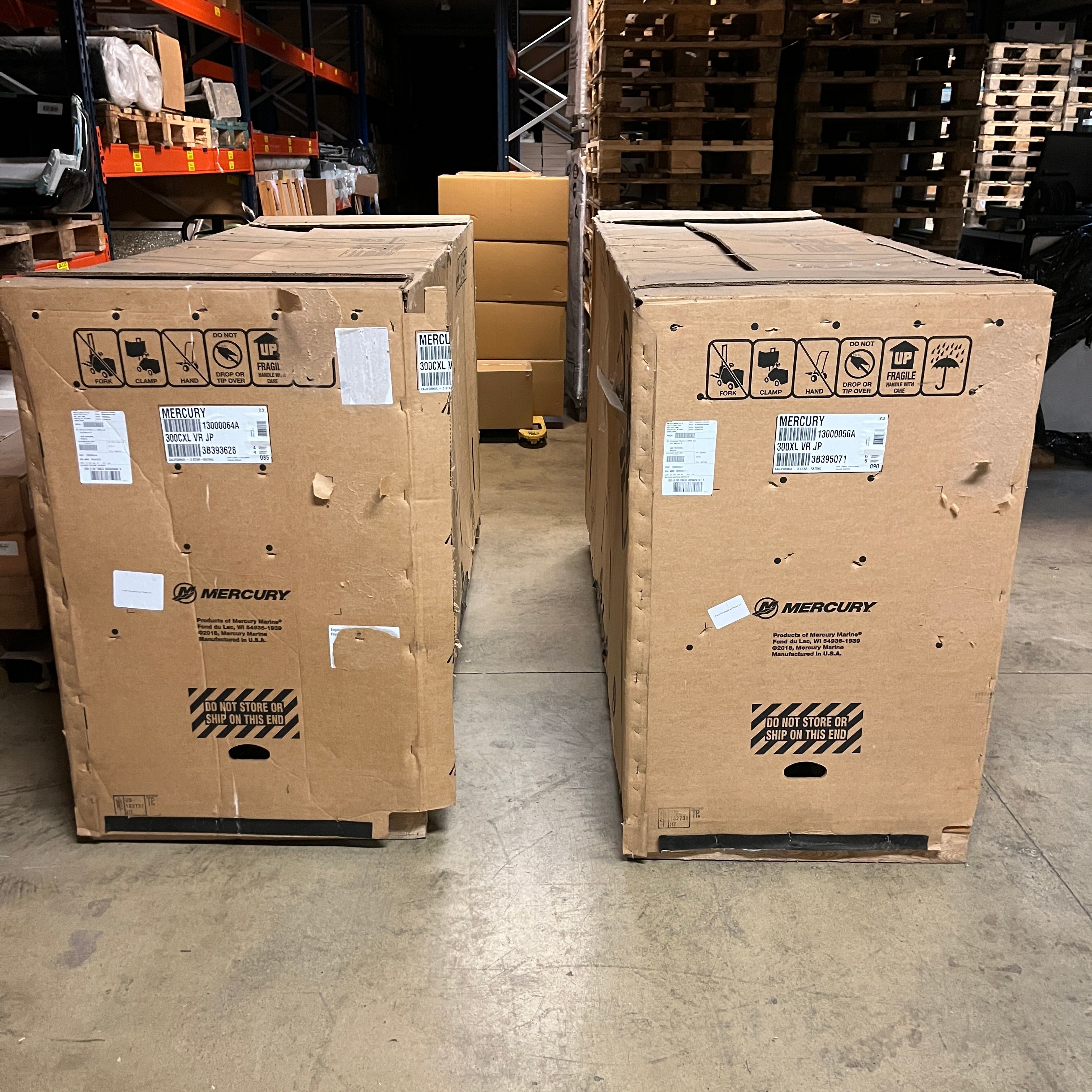 Kit motore fuoribordo doppio Mercury Verado 300 300 HP XL e CXL