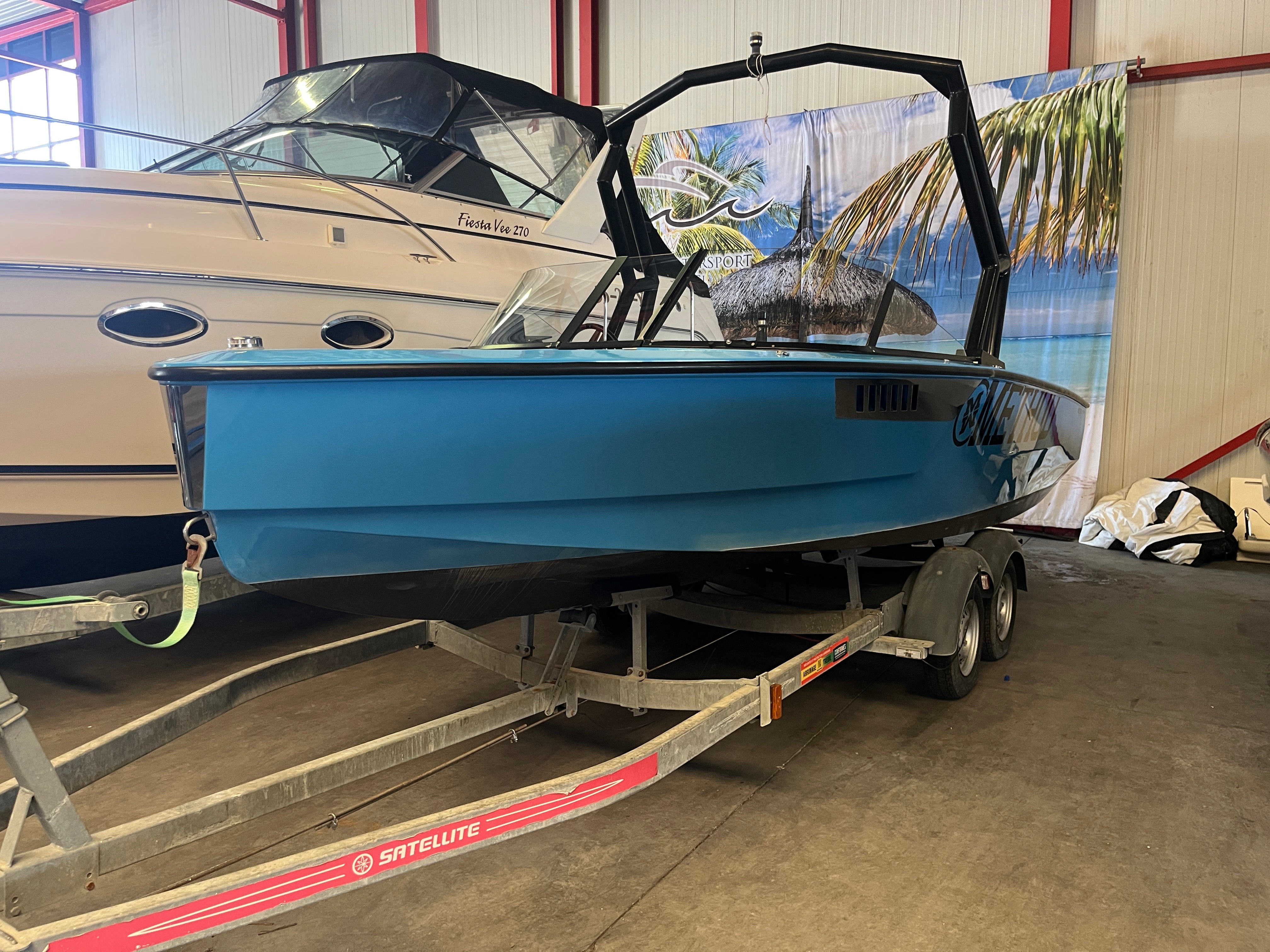 Method Wake Ski 6.2 wakeboard- waterski boat avec 440HP BLUE 2020