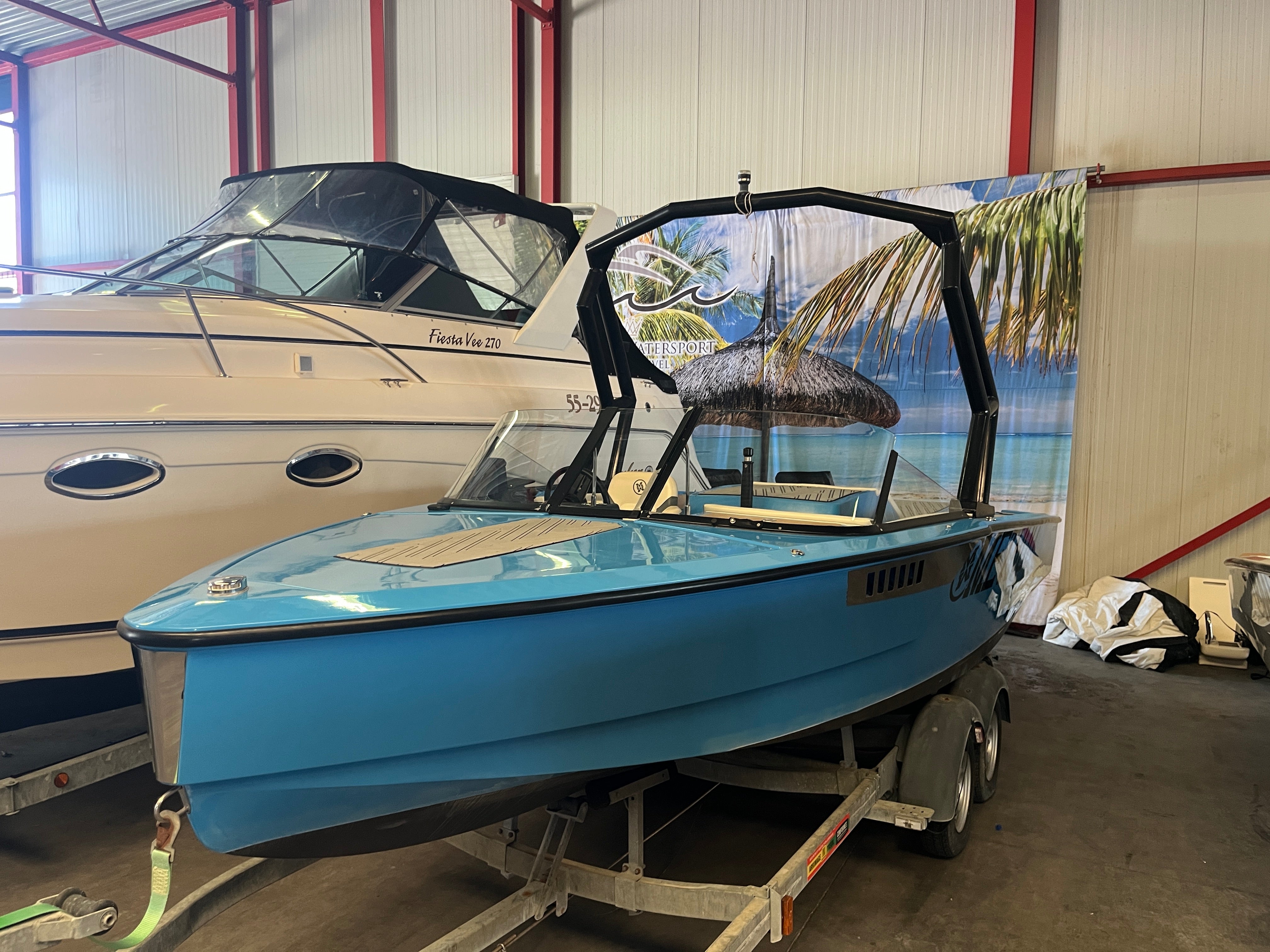 Method Wake Ski 6.2 wakeboard- waterski boat avec 440HP BLUE 2020