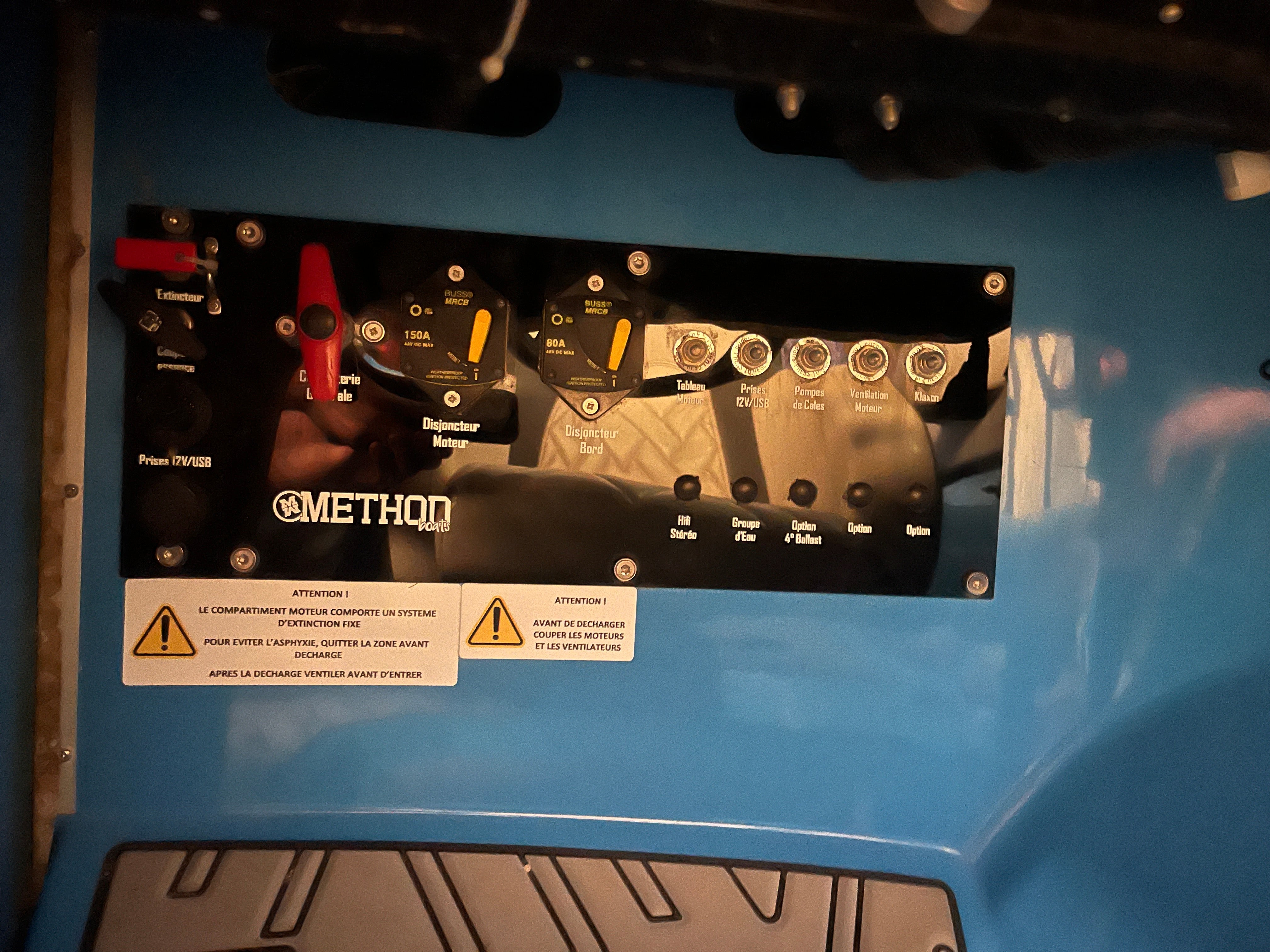 Method Wake Ski 6.2 wakeboard- waterski boat avec 440HP BLUE 2020