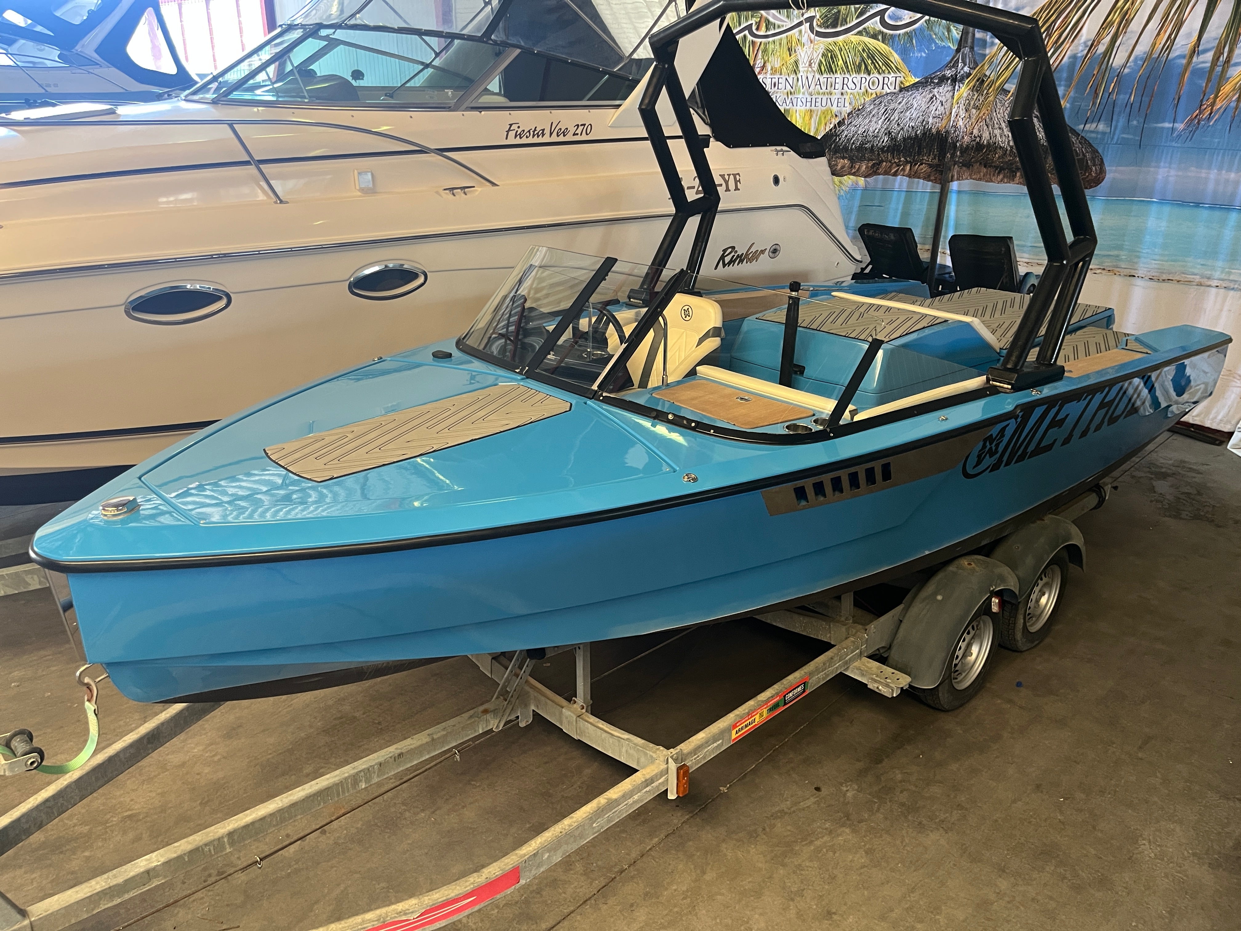 Method Wake Ski 6.2 wakeboard- waterski boat avec 440HP BLUE 2020