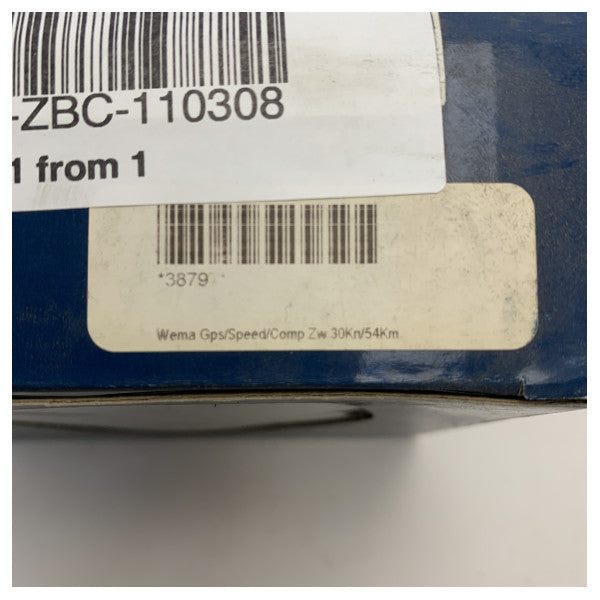 Індикатор швидкості човна Wema GPS чорний 30 вузлів - 110308