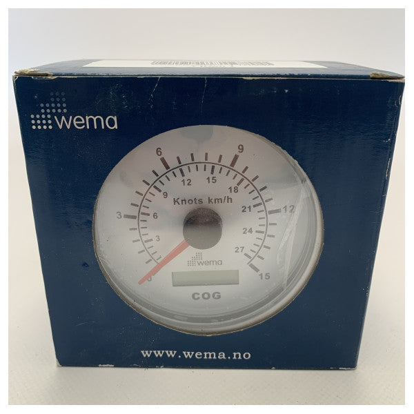 Індикатор швидкості човна Wema GPS білий 15 kn | 27 км/год - 110396