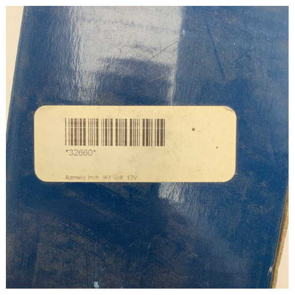 Indicador de nivel de batería blanca WEMA White 0 - 16V - 110334