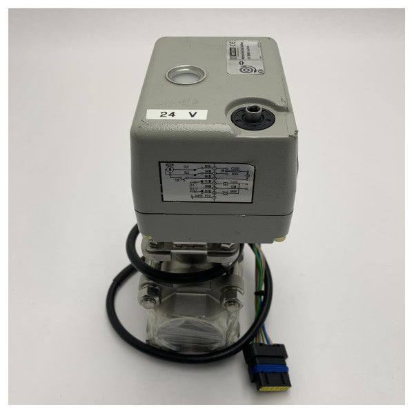 Кульовий кран Vetus 1 1/2-дюймовий моторизований кульовий кран електричний 24В - MV24A11/2