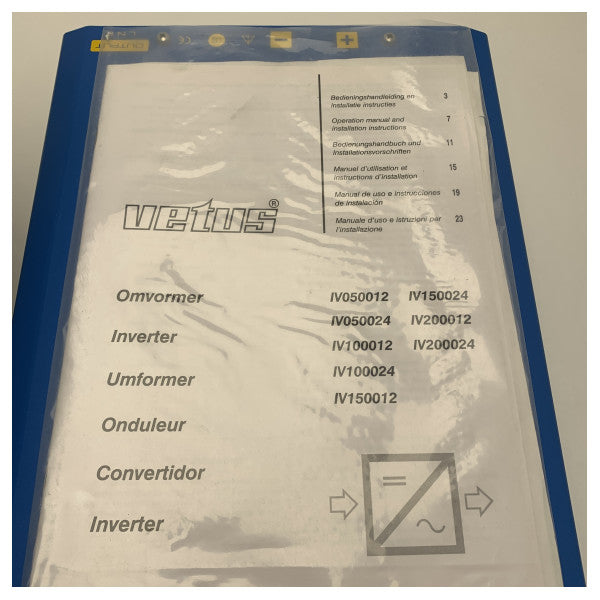 Vetus IV050024 500W 24V sinus inverter 230V