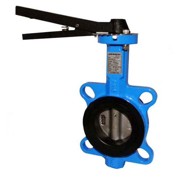 Johnson JV-52N-050 S52 Butterfly Valve Blue
