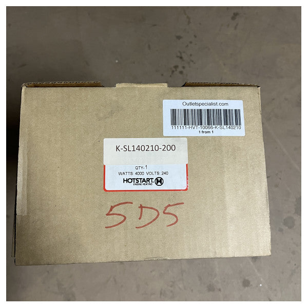 海洋のエンジン・ヒーター K-SL140210-200 - 4000W はコールド スタートの保護のためのモーター予熱器を防水します