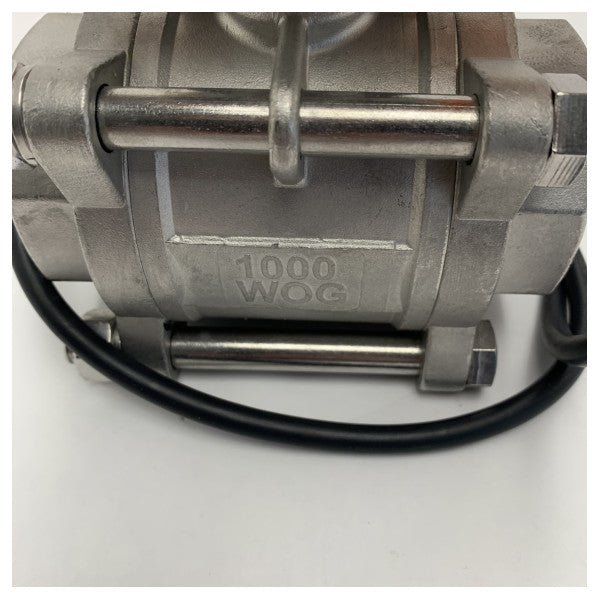 Vetus 2 pulgada valvula tal-ballun inossidabbli elettrika motorizzata 24V - MV24B2