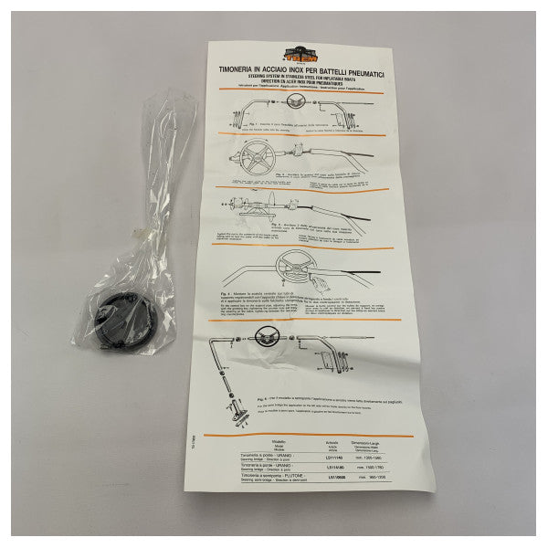 Trem Urano Steering Pedestal and Steering Wheel - L51 11 140O