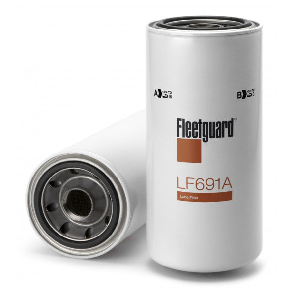 Filtr oleju silnikowego Fleedguard LF691A biały