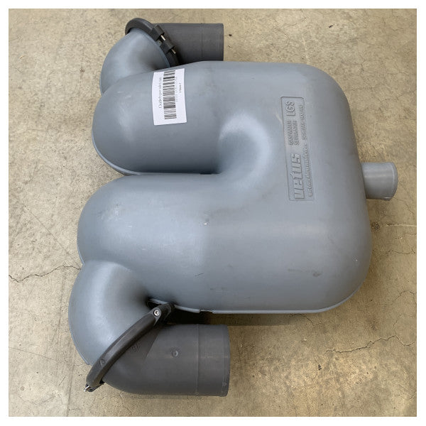 Vetus LGS7550 eksosgass - vannseparator 75 og 50 mm
