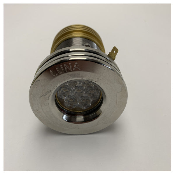 Vetus LUNA LED undervannsbelysning i rustfritt stål 12/24V tru-hull