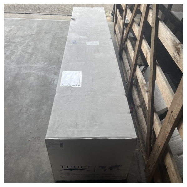 Tuuci Ocean Master MAX-Classic in acciaio inossidabile ottagonale, ombrellone da 9 piedi, colore grigio cadetto.