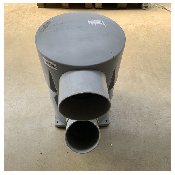 Vetus MGL84510A шумозаглушител за отработените газове вход 203 mm 45 градуса изпускателна тръба 254 mm