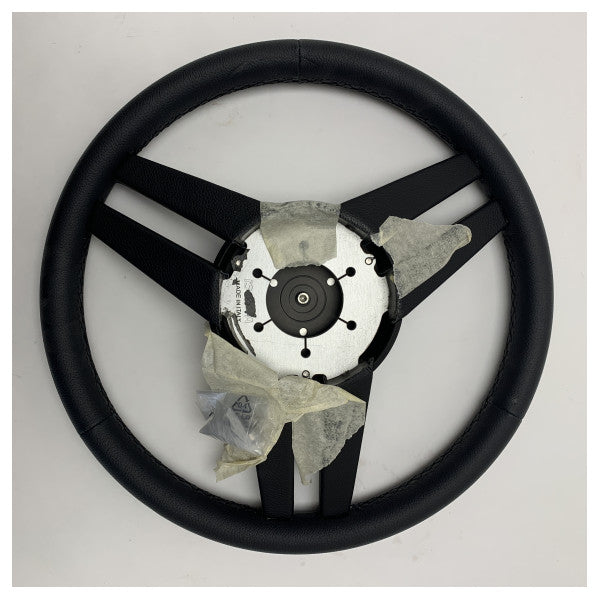 Isotta MLB 3-Speichen Marine-Lederlenkrad D350 mm schwarz